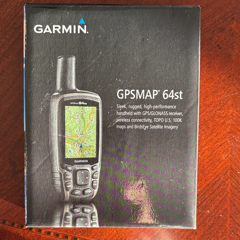 Garmin GPSMAP 64st Handheld Device - Black and Gray - Picture 1 of 3